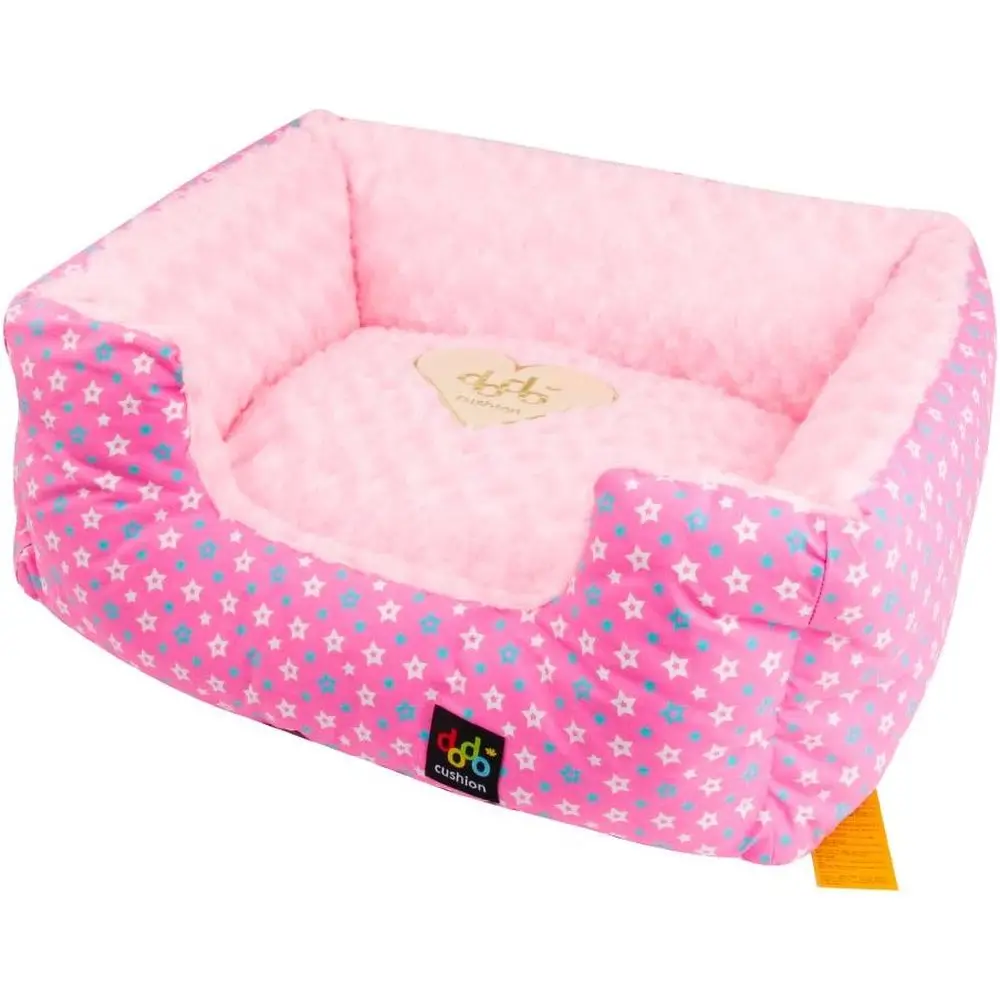 

Pink Square Star-Shaped Bedding Set