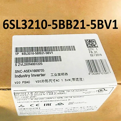 6SL3210-5BB21-5BV1 V20 Profinet lndustry 6SL3 210-5BB21-5BV1 1.5KW Inverter v20 Module