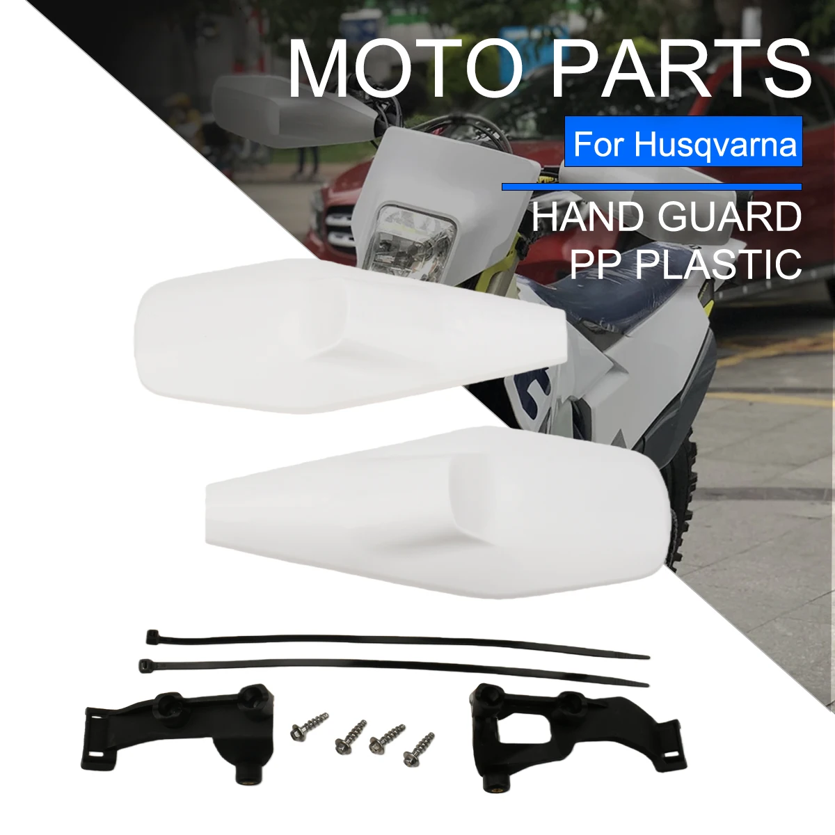

Motorcycle PP Plastic Hand Guard For HUSQVARNA TE TC TX FC FE FX 125 150 250 300 350 450-501 2014 2015 2016 2017 2018 2019-2026