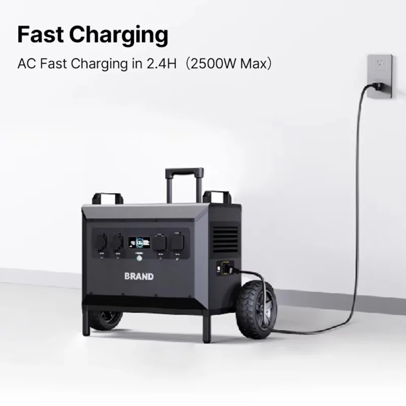L5 5000 واط Powerstation سعة كبيرة 5040Wh مولد الطاقة الشمسية مقاوم للماء في الهواء الطلق LiFePO4 صندوق محطة الطاقة المحمولة مولد الطاقة الشمسية