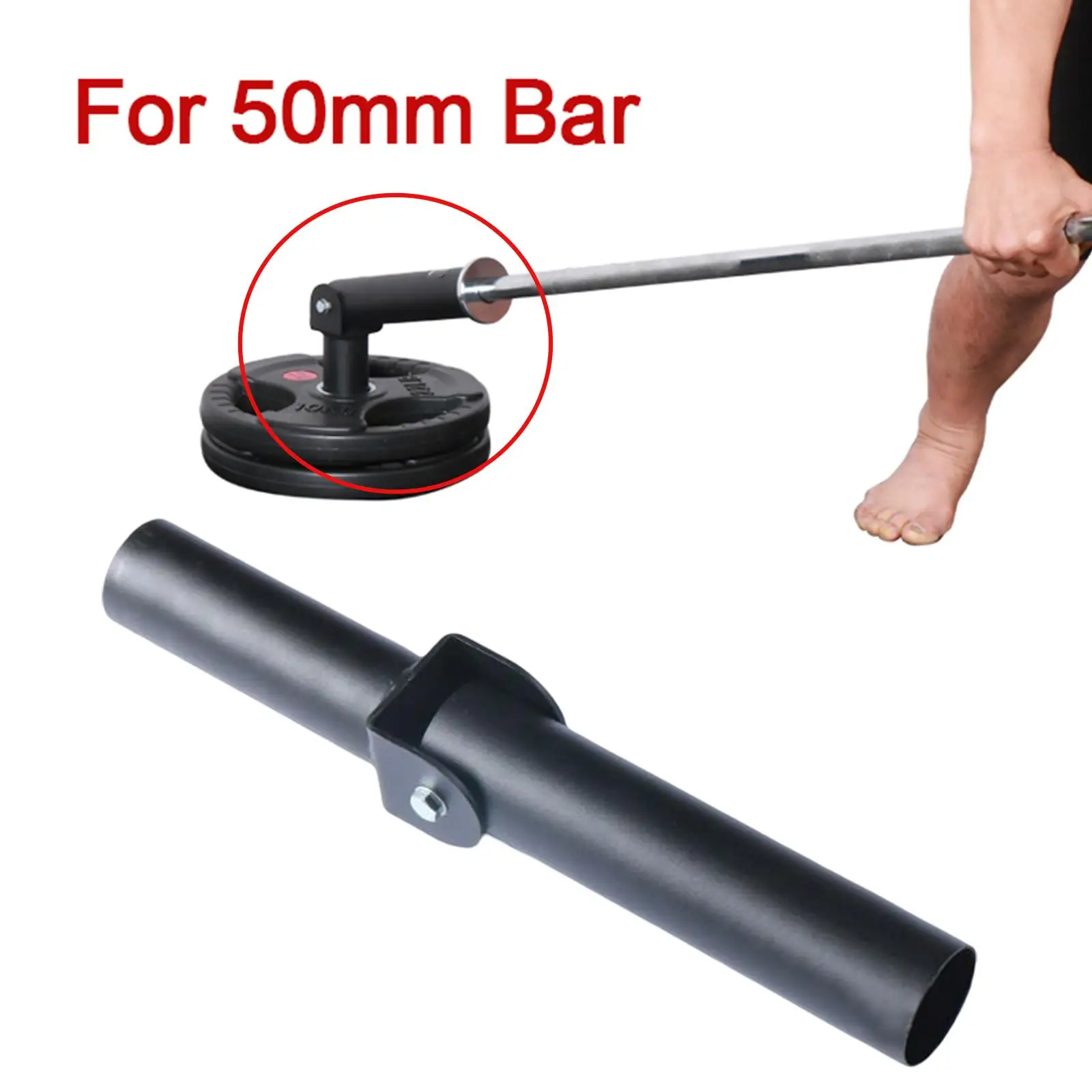 T Bar Row Attachment Barbell Attachment Heavy Duty Multifunctional Full 360° Swivel for Equipment Exercises Gym Back Tricep