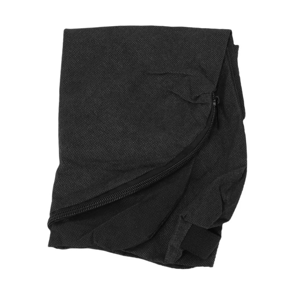 Durable Non Woven Fabric Leaf Blower Bag Black Compact Leaf Collection Bag Tear-Resistant Universal Outdoor Use Tool