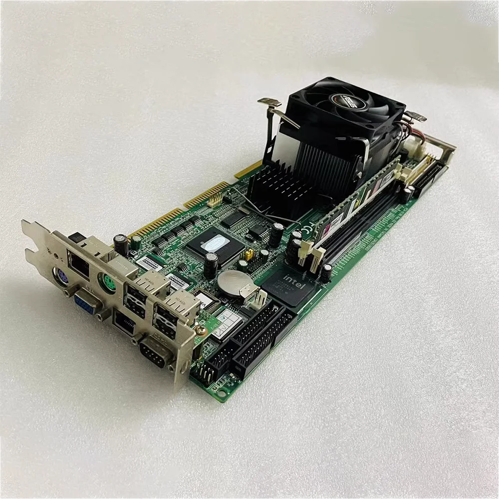 PCA-6186 REV B2 PCA-6186E2 منفذ شبكة مزدوج اللوحة الأم الصناعية مع ذاكرة وحدة المعالجة المركزية
