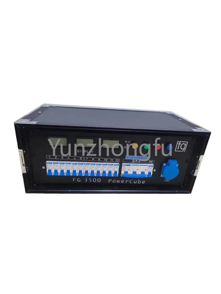 12-way power box, industrial plug-in power cabinet, LED screen, peormance distribution box, aviation plug-in stage direct box