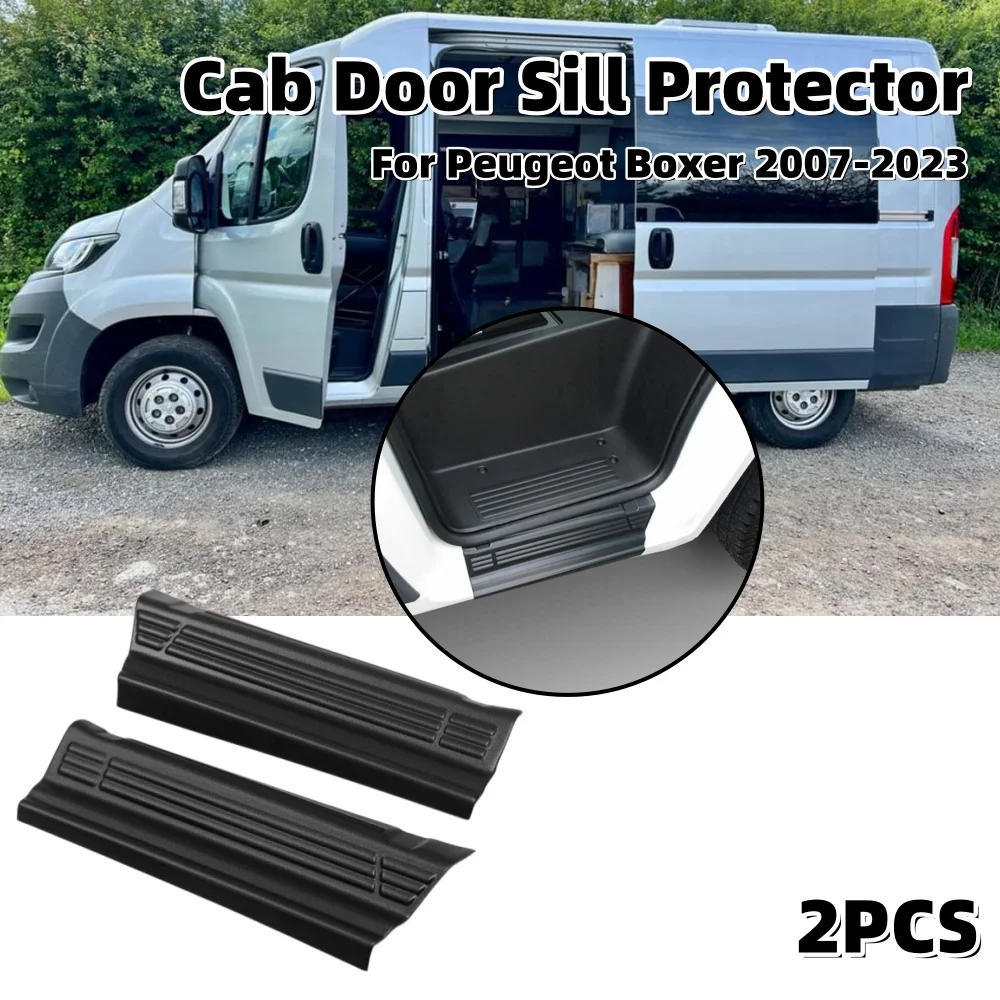 

RV Cab Door Non-Slip Foot Mat For Peugeot Boxer Car Cab Door Sill Protector Motorhome Campervan Door Anti-Dirty Mats Accessories