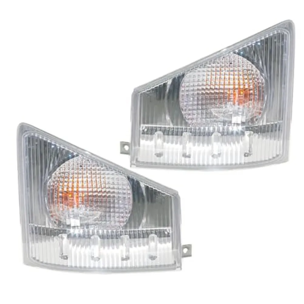 2pcs Turn Light Corner Lamp For ISUZU For NPR For NQR 07-22 8981554580 Front Turn Signal Light Corner Lamp