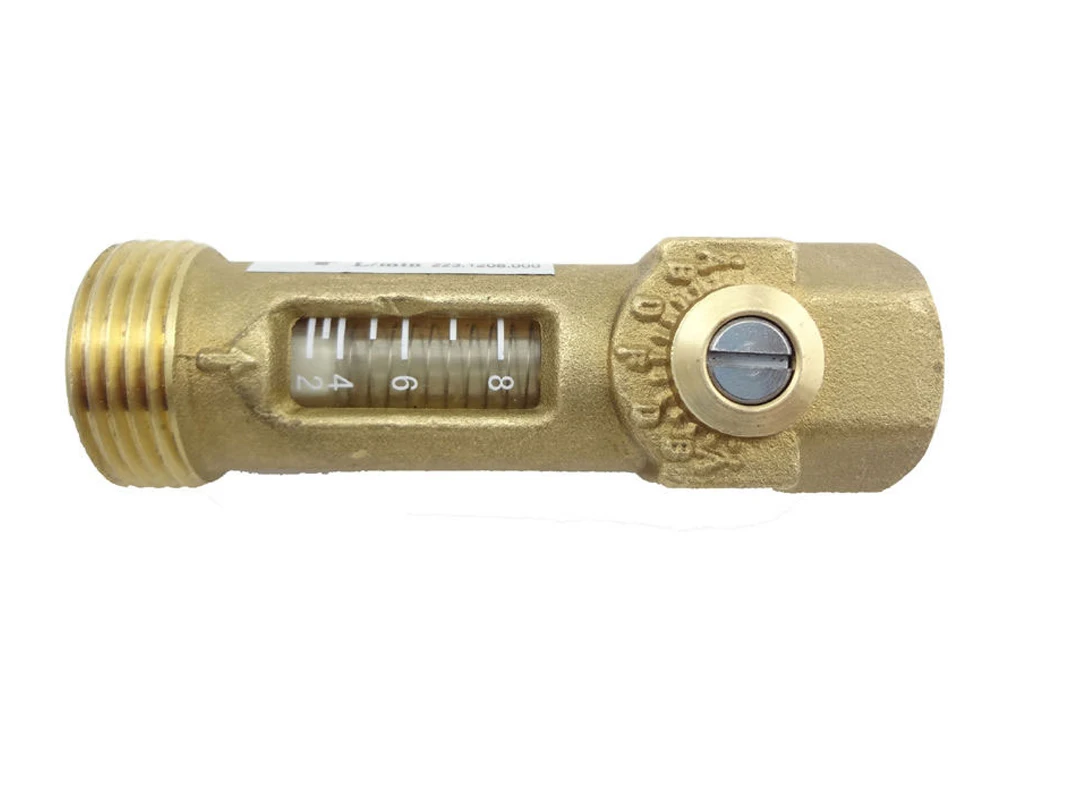 Brass Flow Meter Balancing Valve flow sensor for hot water system