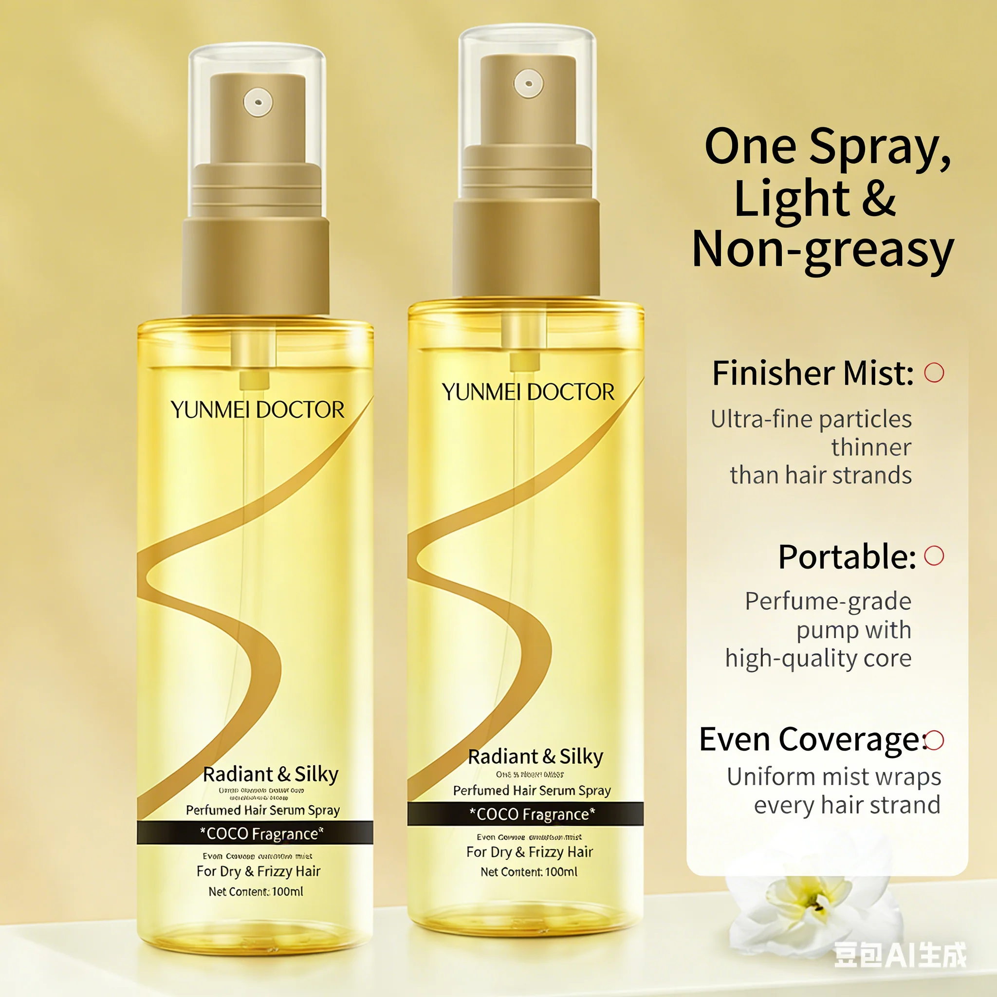 สเปรย์น้ำมันบำรุงผมป้องกันผมชี - Hair Care Essence Oil Spray บทวิจารณ์และราคา