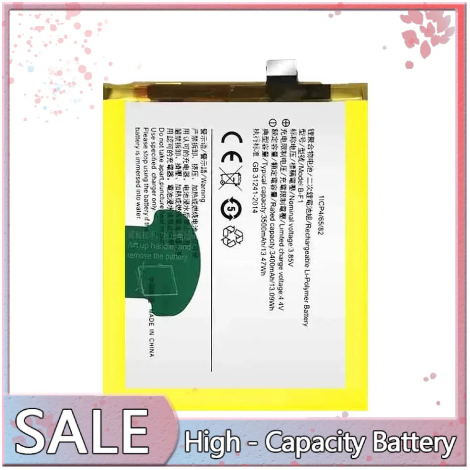 

B-F1 для Vivo X23 Colorful Edition 6G 3500 мАч долговечный аккумулятор для мобильного телефона экологически чистый