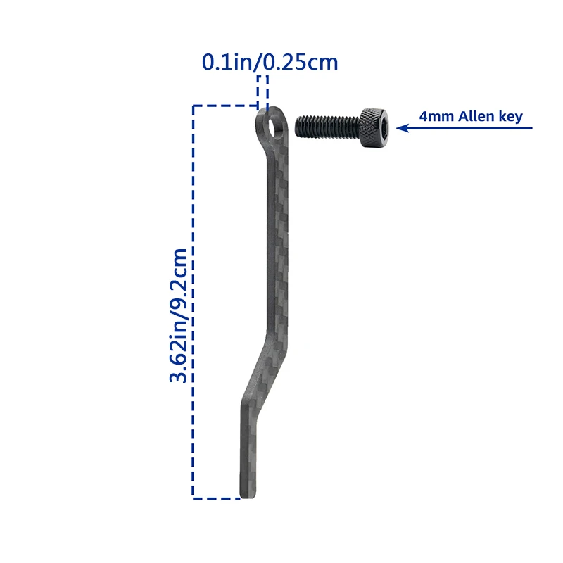 1 Satz Kohle faser Rennrad Kettens tabilisator Ketten führung Titans ch rauben Kette Anti-Drop-Gerät Fahrradkette fänger Schnalle