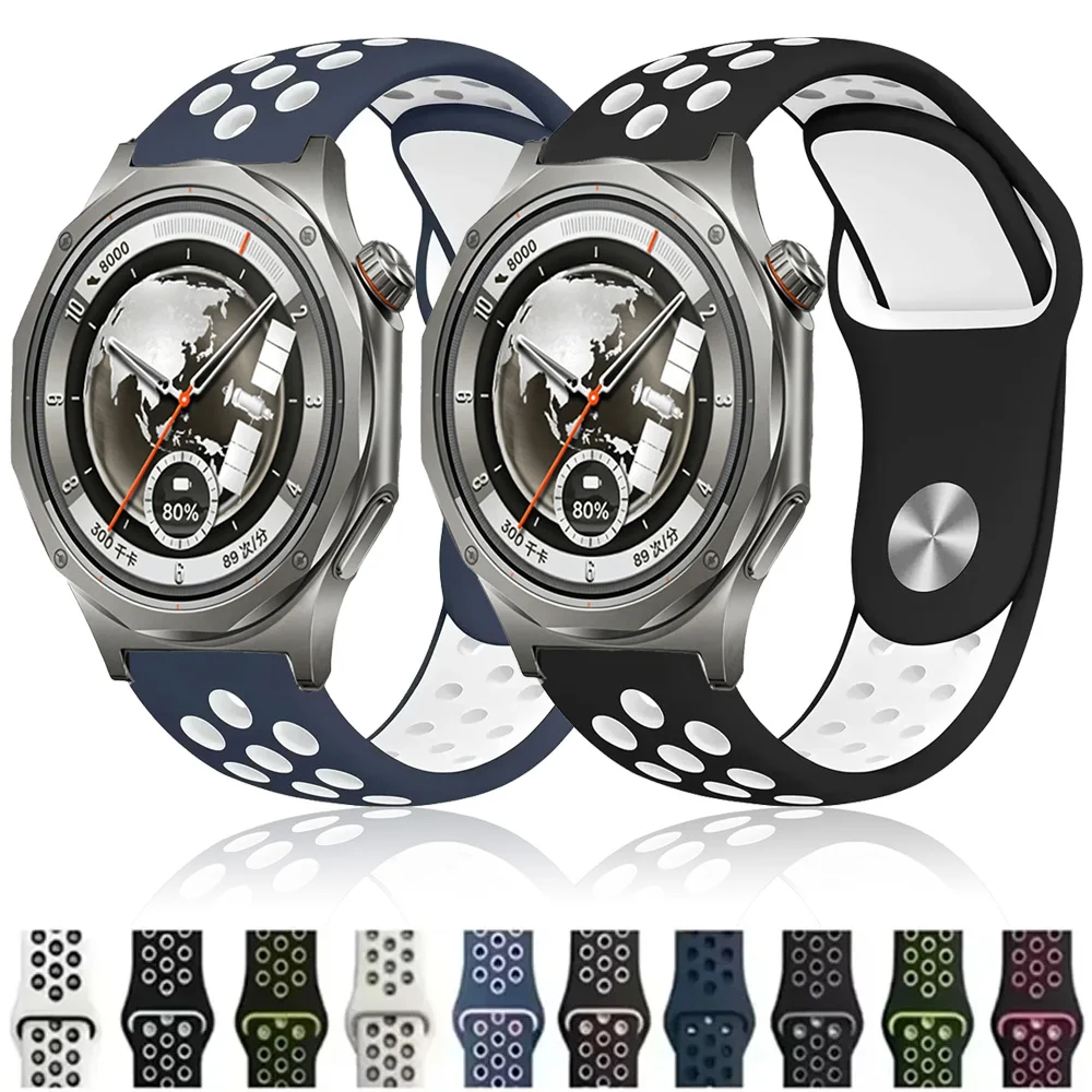 18/20/22mm Silikonarmband für OPPO Watch X3/X2/X/S/X3 mini/X2 mini Sportarmband für Oneplus Watch 4/Lite/3/3 43mm Correa