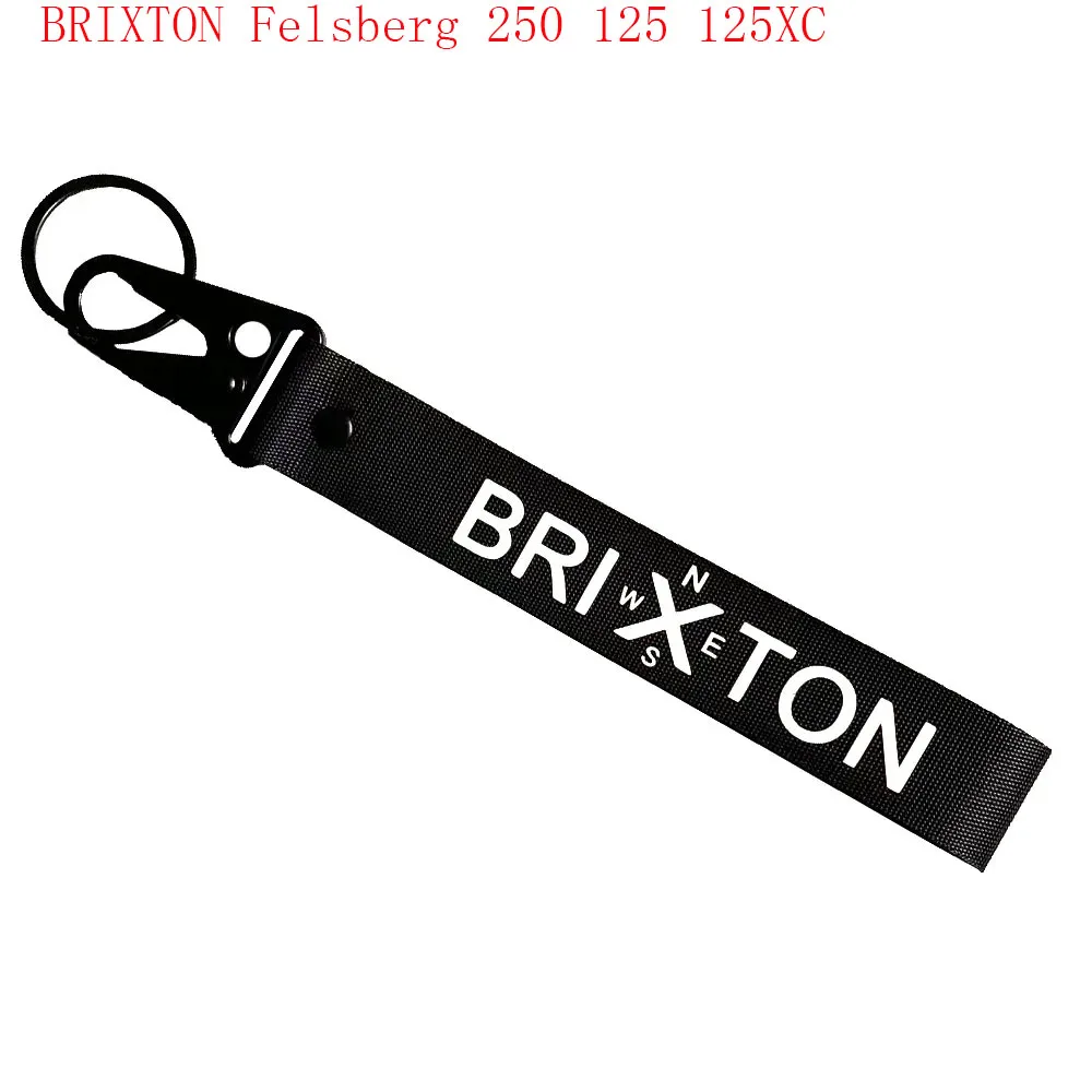 Untuk BRIXTON Felsberg 250 125 125XC lencana gantungan kunci gantungan kunci Koleksi rantai gantungan kunci cocok Brixton