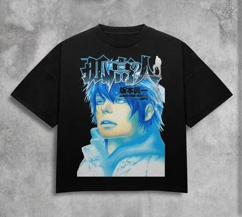 The Climber Fashion Oversized Unisex Fashion Street Casual Tee Classic Loose Streetwear Trendy Cotton high quality Couples soft