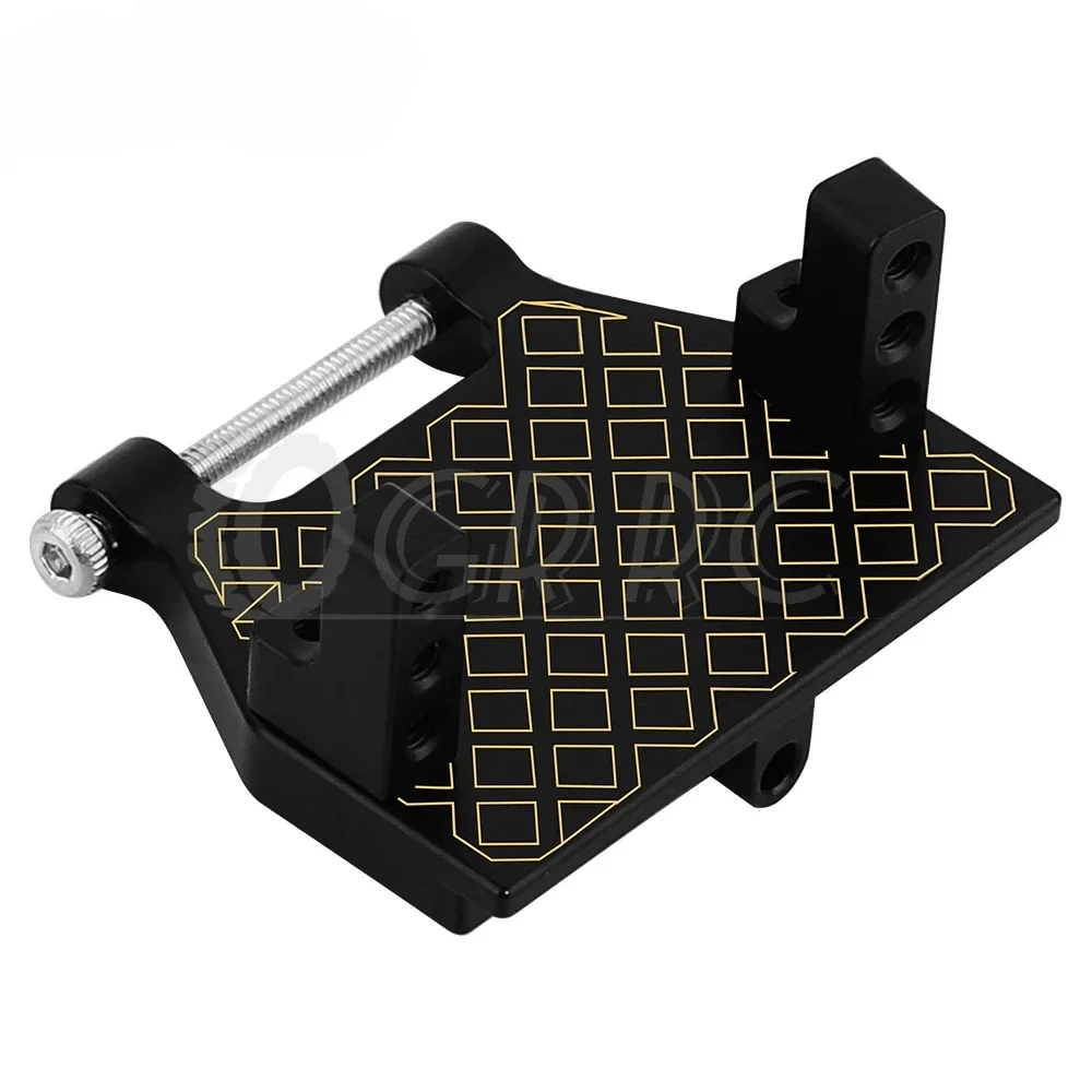 1pc Brass Black Coating Steering Servo Mount Base Seat for 1/18 RC RedCat Ascent18 Ascent 18 Remote Control Car Upgrade Parts