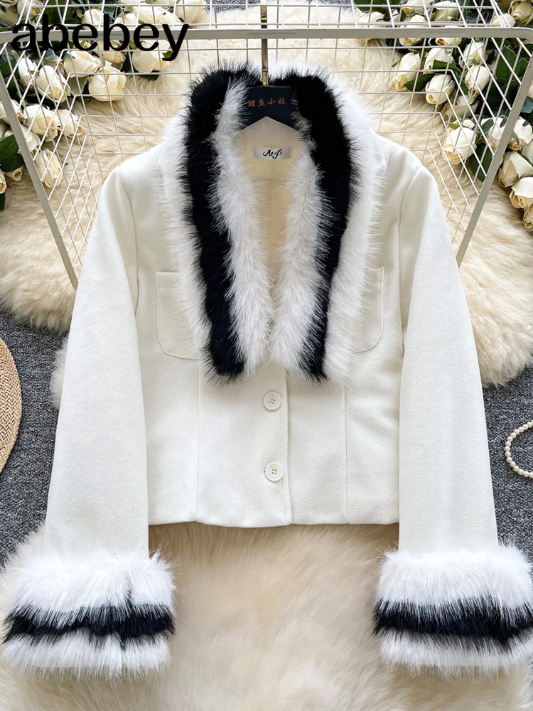 

2026 повседневные утягивающие плюшевые куртки для женщин с лацканами и длинными рукавами, осенняя теплая элегантная куртка, женская модная новинка