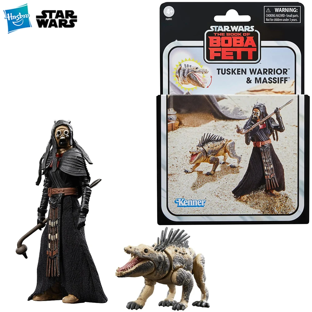 

[In-Stock] Hasbro STAR WARS The Vintage Collection Tusken Warrior & Massiff 3.75-Inch-Scale Action Figure Model Ornament Toys