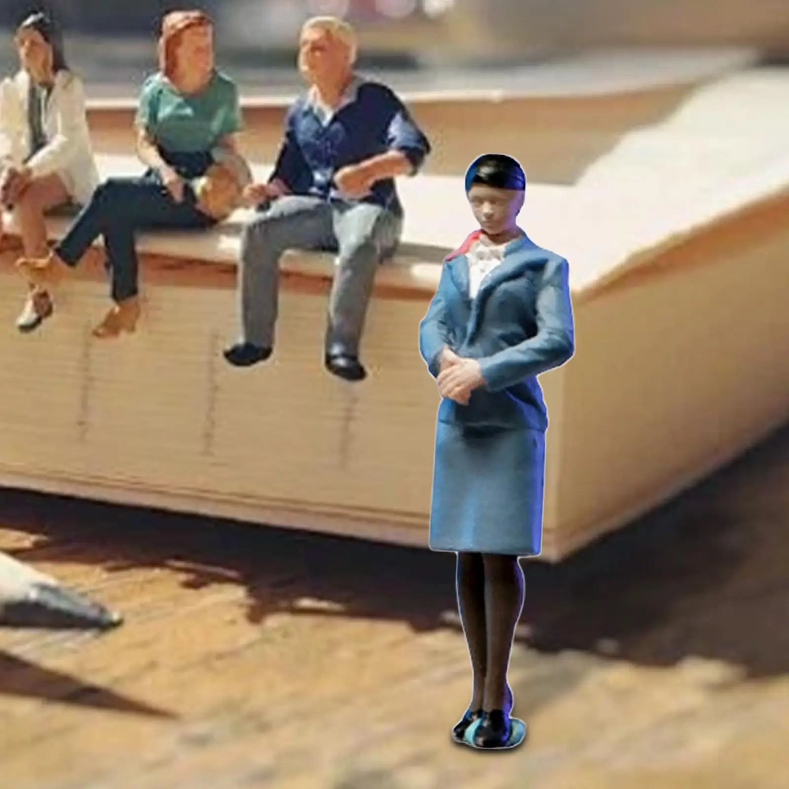 Figurina in scala 1:64 per layout Diorama Modello in resina per persone minuscole