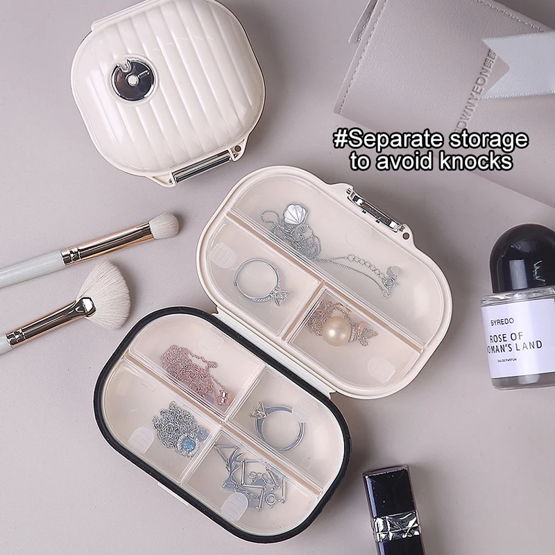 AiQUE Waterproof 7 Days Pills Storage Box Organizer Medicine Small Mini Pillboxes Plastic Cutter Weekly Portable Drug Large