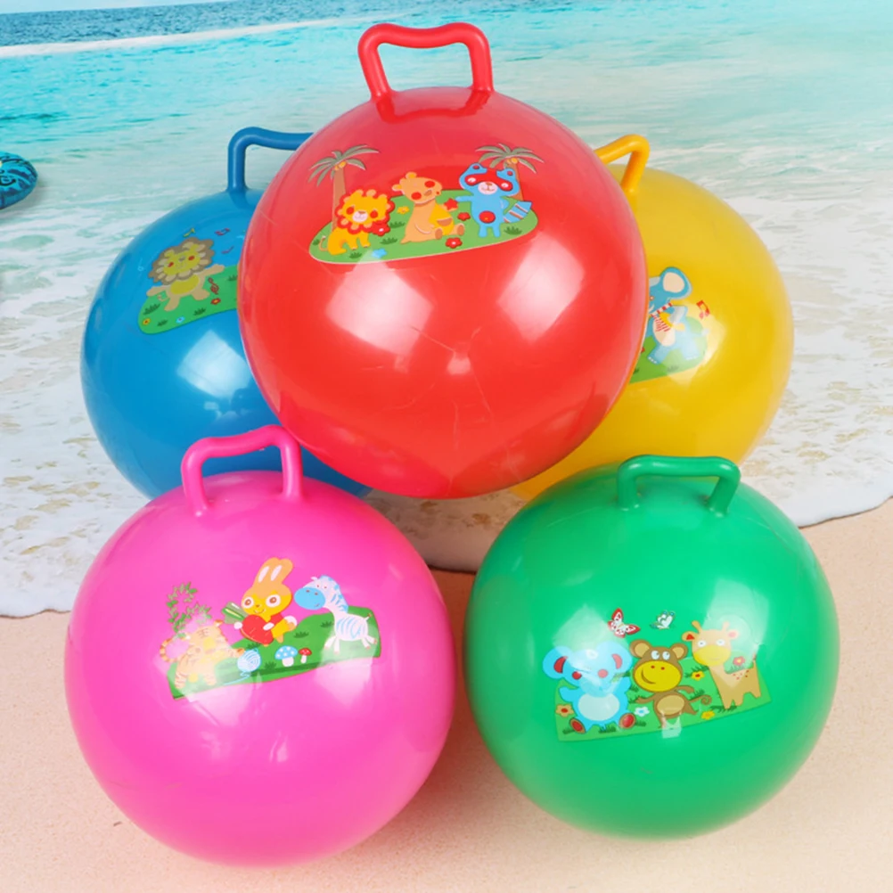 Children Educational Bouncing Balls Hopping Ball With Handle Jumping Bouncing Ball Space Jumping Balls Hop for Kids Hopping