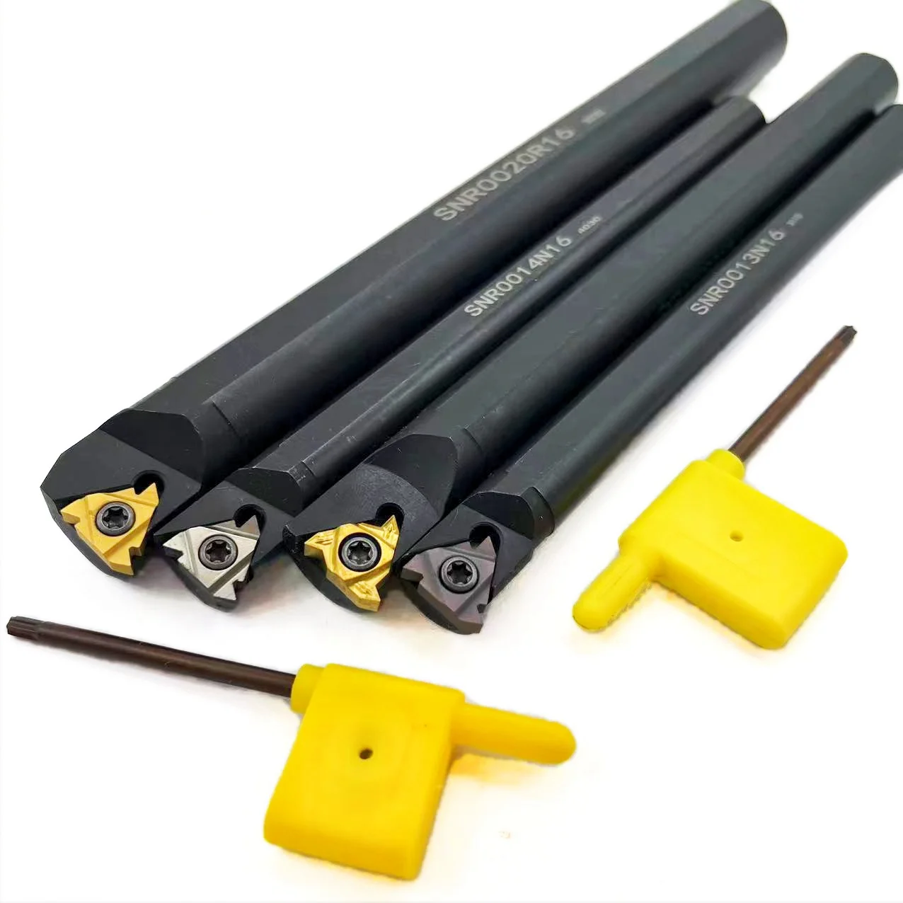 16IR 1pcs SNR0013N16 SNR0016Q16 SNR0020R16 SNR0025S16 Internal thread Turning tool Use Internal thread Carbide insert MMT16IR