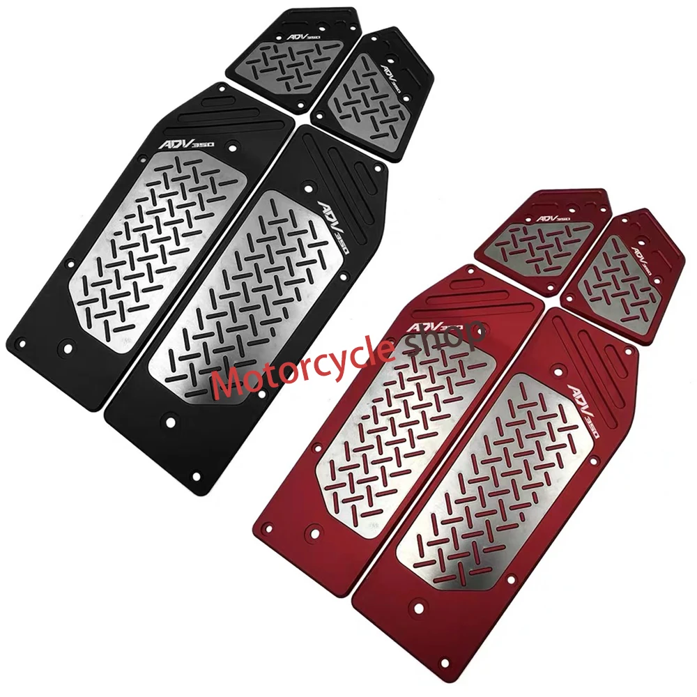 For HONDA ADV350 adv-350 2022-2024 years Motorcycle Accessories Scooter Foot Peg Step Footrest Footpads Pedals Plate Cover