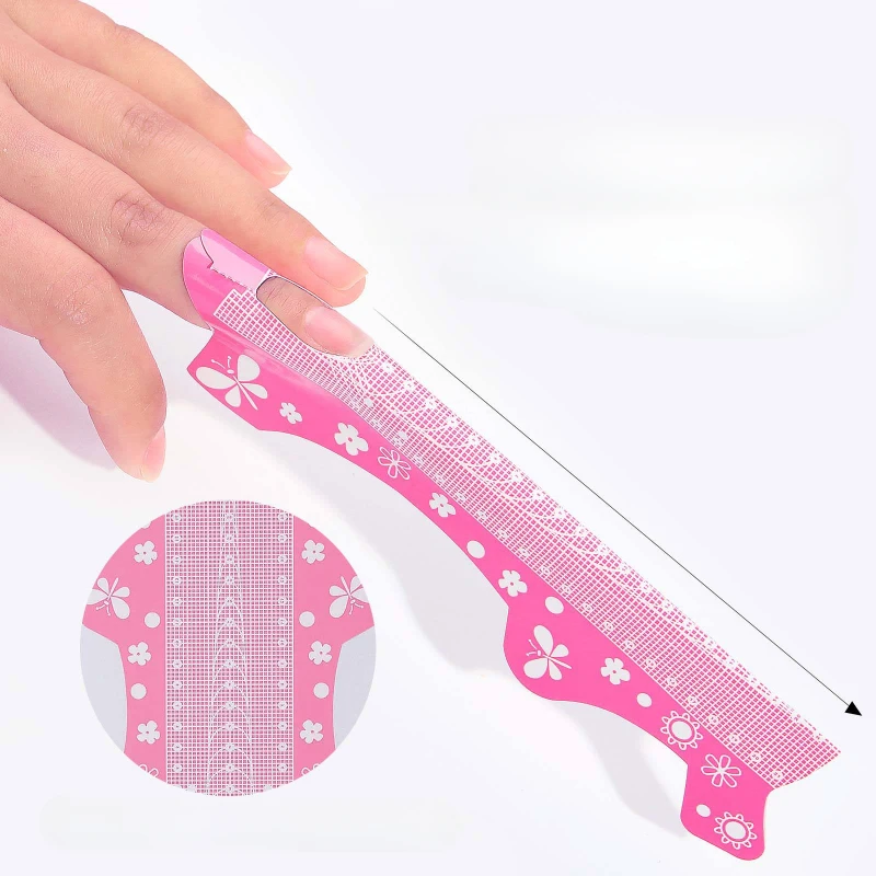 Extended Butterfly Shaped Nail Art Paper Holders Phototherapy Extension Nail Form Nail Extend The Shape Fix Auxiliary Rack Tools