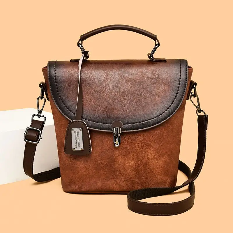 Retro Bucket Exquisite Bag Women's New Light Luxury Niche High Sense Fashion Versatile Women's Shoulder Messenger Bag  Handbags
