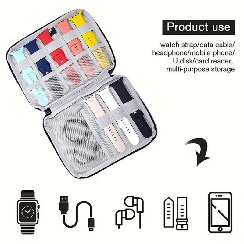 Watchband Bag For Apple Watch Strap Box Case Travel Smart Watch Wriststrap Storage Bag Box Watches Organizer Band Holder
