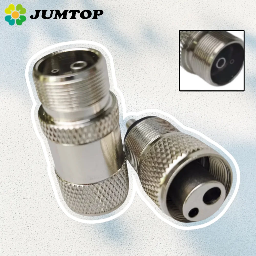 

Dental Handpiece Connector - 4/2 Hole Turbine Adapter for High Speed Handpieces, Hole Change Accessory