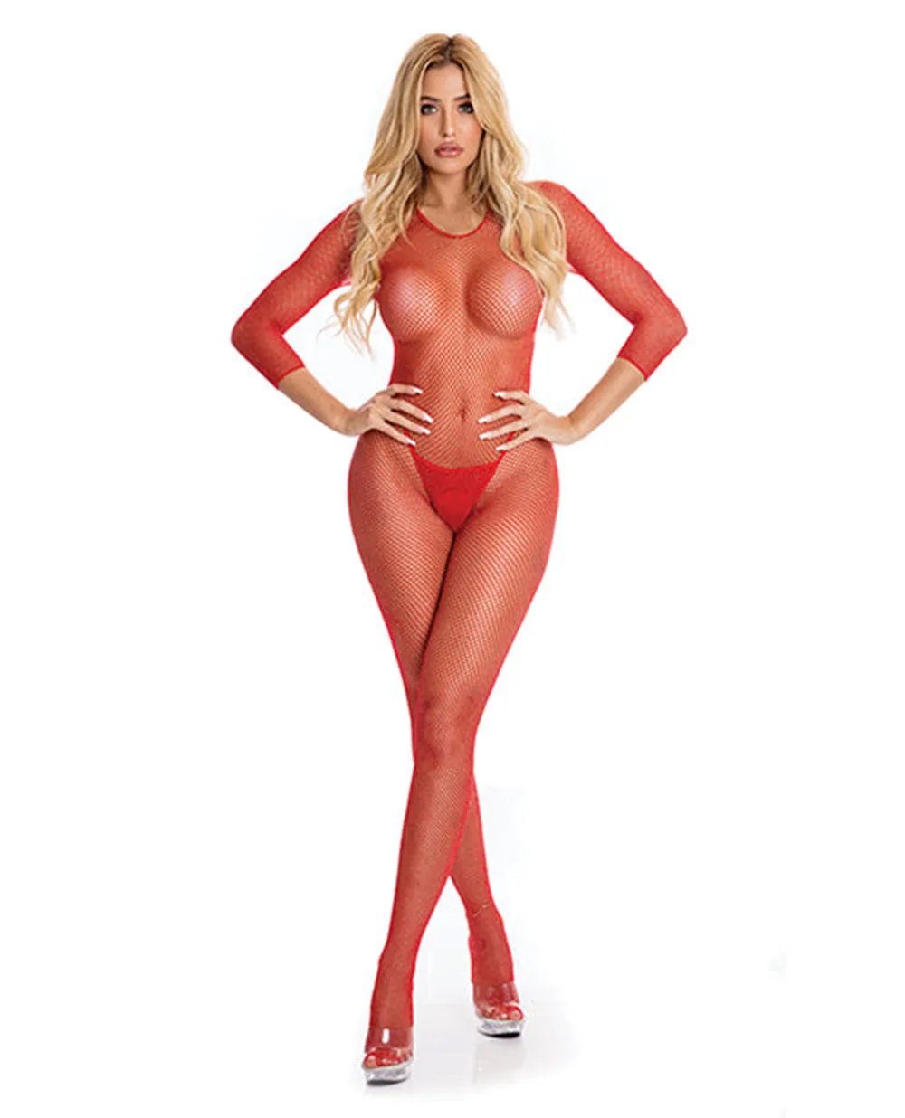 Erotic Open Crotch Bodystocking Women Lingerie Fishnet Bodysuit Sexy Porn Full Sleeve Underwear Crotchless Lenceria Sexual Mujer