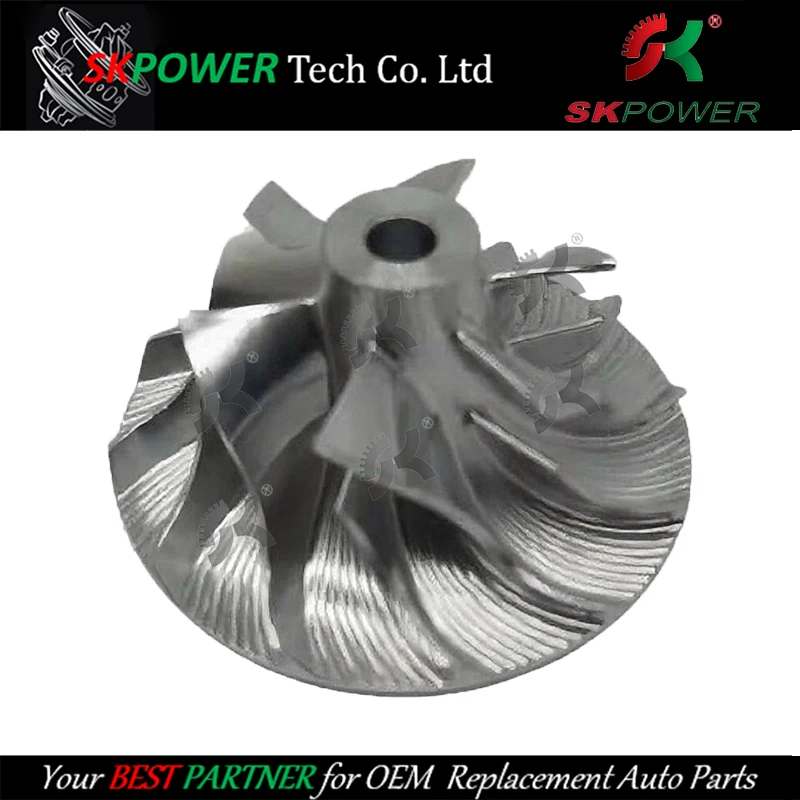 Milling Turbo Wheel 454232 713672 MFS Wheel 028145702PV Turbo 028145702E for Seat Alhambra 1.9 TDI 81 Kw AFN 1996-2000