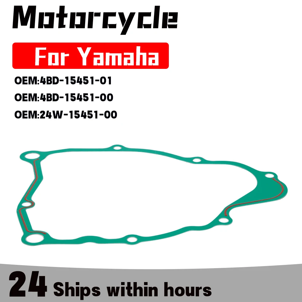 Motorcycle Engine Cover Gasket For Yamaha YFM250X Bear Tracker YFM250B Bruin 250 YFB250FW Timberwolf YTM200D Tri-Moto 4WD 2WD