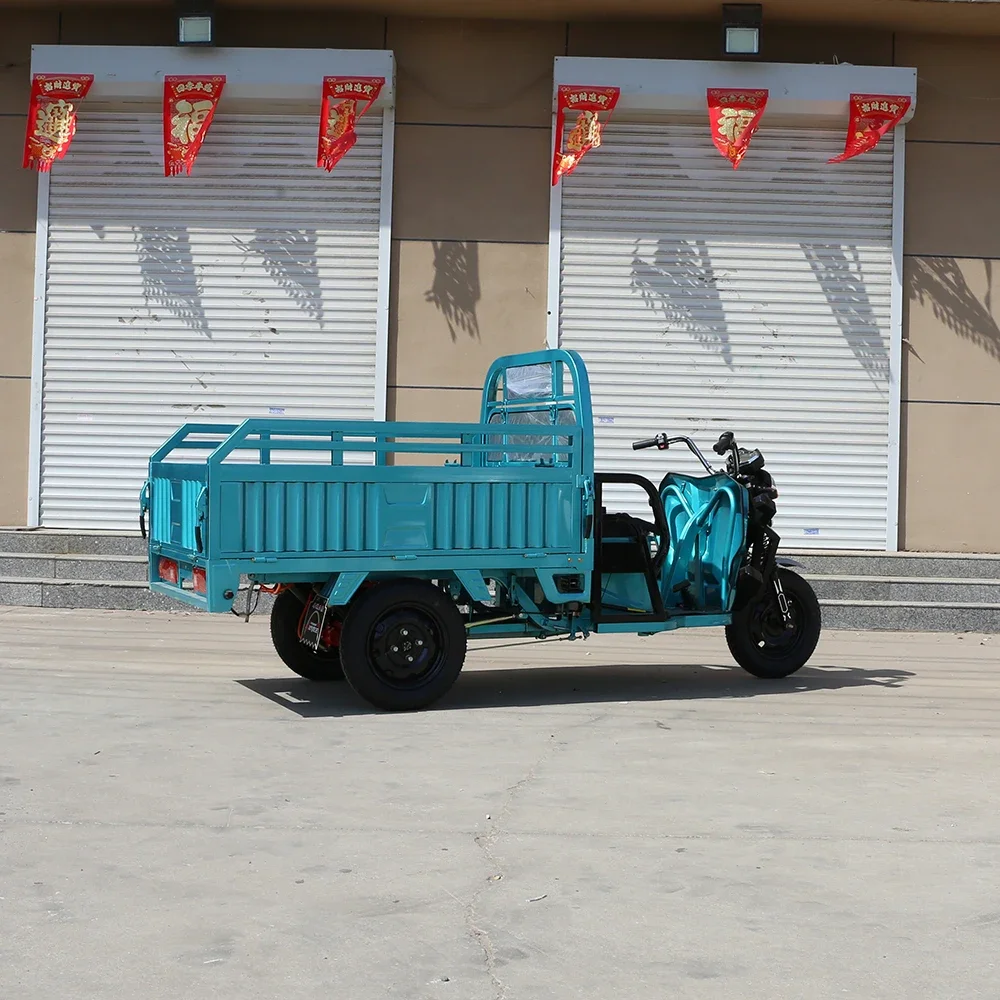 High Quality Electric Cargo Tricycle 1000W Motor 3 Wheel Electric Motorcycle Tricycle With Pedals