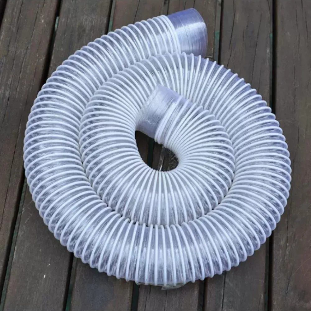 2m Inner Diameter 32/40/50 PVC Industrial Vacuum Cleaner Bellows Straws Thread Hose Soft Pipe Durable for Cyclone SN50T3