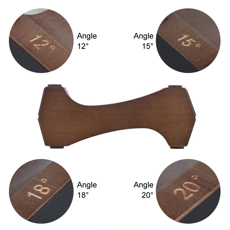 Professional Roller Knife Sharpener12/15/18/20° Angle Anti-slip Wooden Base Kitchen Effortless Sharpening Grinding Stone Set