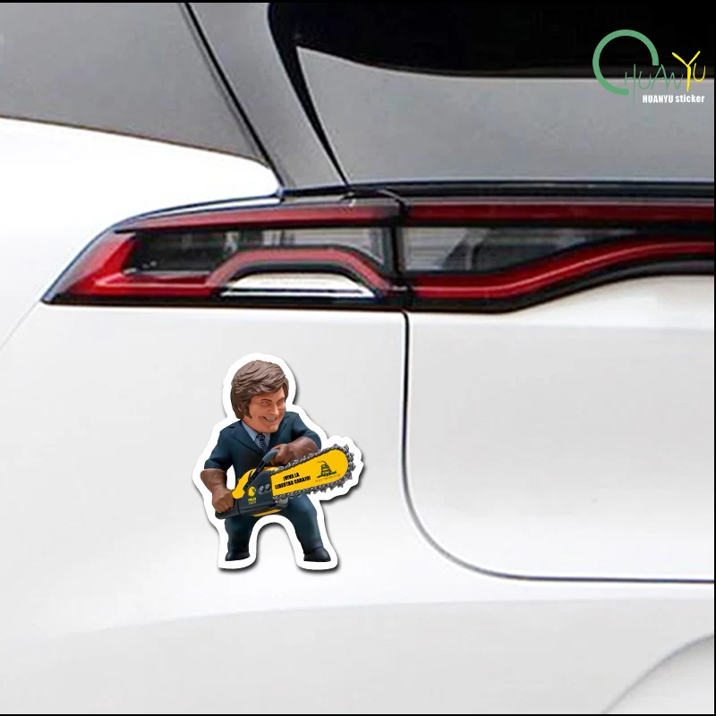 Milei Chainsaw  Magnet Baby for Fridge Organizer Children Stickers Colorful Holder Toy  Decor Kids Funny Refrigerator Magnetic
