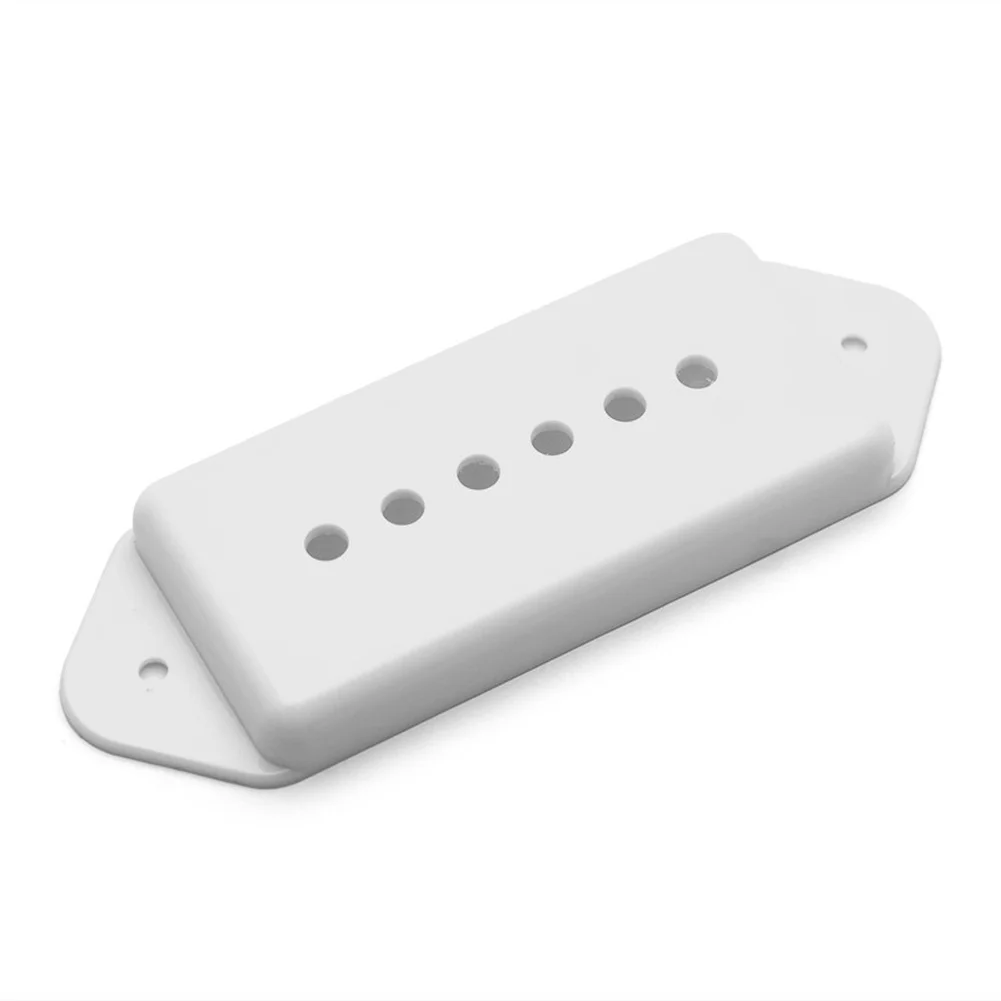 P90 Style Plastic Pickup Cover for 6 String For SEMI Hollow Electric Guitars Easy Installation Black White Yellow