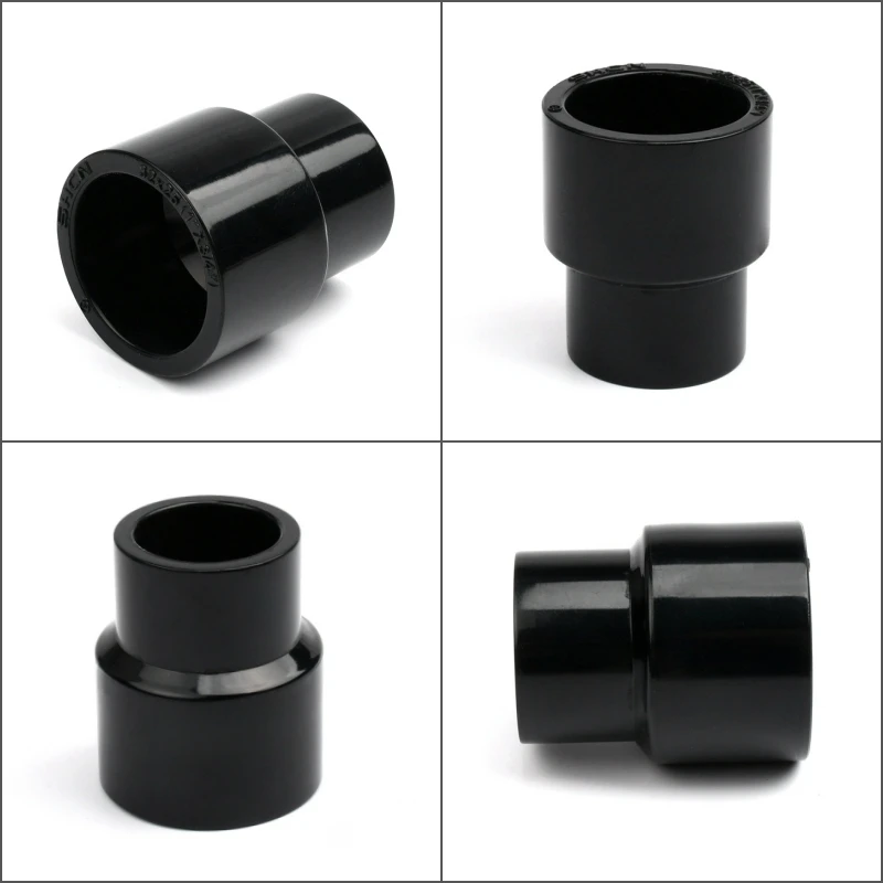 1~15PCS 20/25/32/40/50mm Black PVC Pipe Variable Diameter Connectors Garden Irrigation Water Supply Pipe Joint Aquarium Fittings