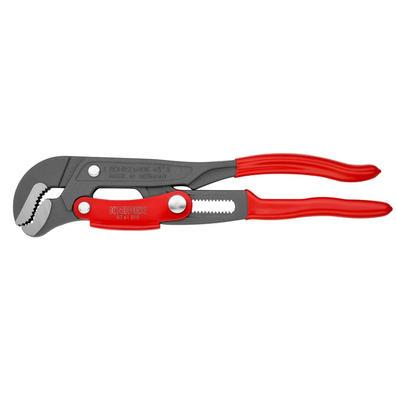 KNIPEX 83 61 010 S-type Quick Adjustment Pipe Wrench Anti Pinch Hand Protection Design Convenient Fast And Labor-saving