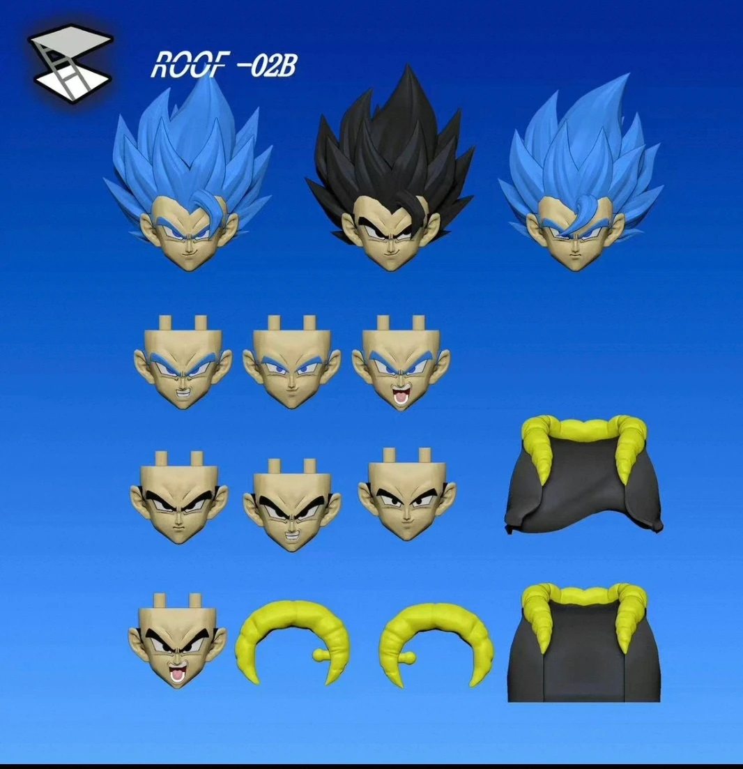 In Stock Tonsenarttoys Kamione Dragon Ball Z SHF Super Saiyan Gogeta Anime Action Figures Model Toys