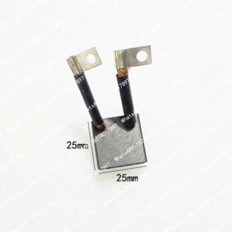 4 pieces Suitable For  10 * 25 * 25MM Electric Forklift Stacker Pump Station Motor Wide Surface Carbon Brush