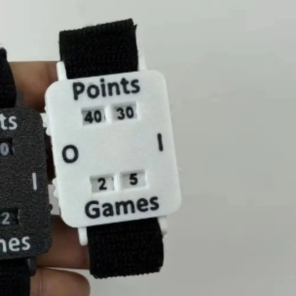 Afbeelding 5: Draagbare tennisscoremeter Verstelbare polsband Lichtgewicht scoremeter Polsband Duidelijk display Groot scherm Polsscoreteller
