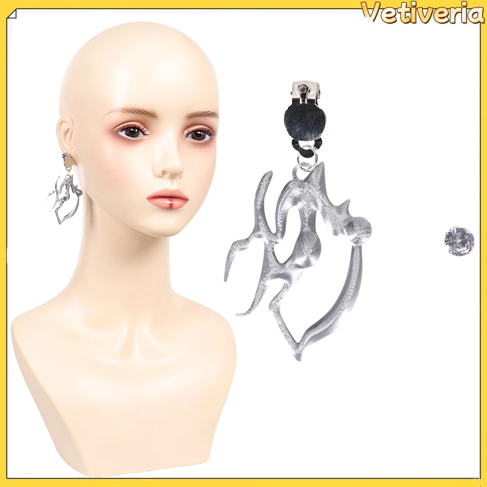 

Demon Hunters Roleplay Props Rumi Zoey Cosplay Earrings Halloween Carnival Party Costume for Women Girls Accessories