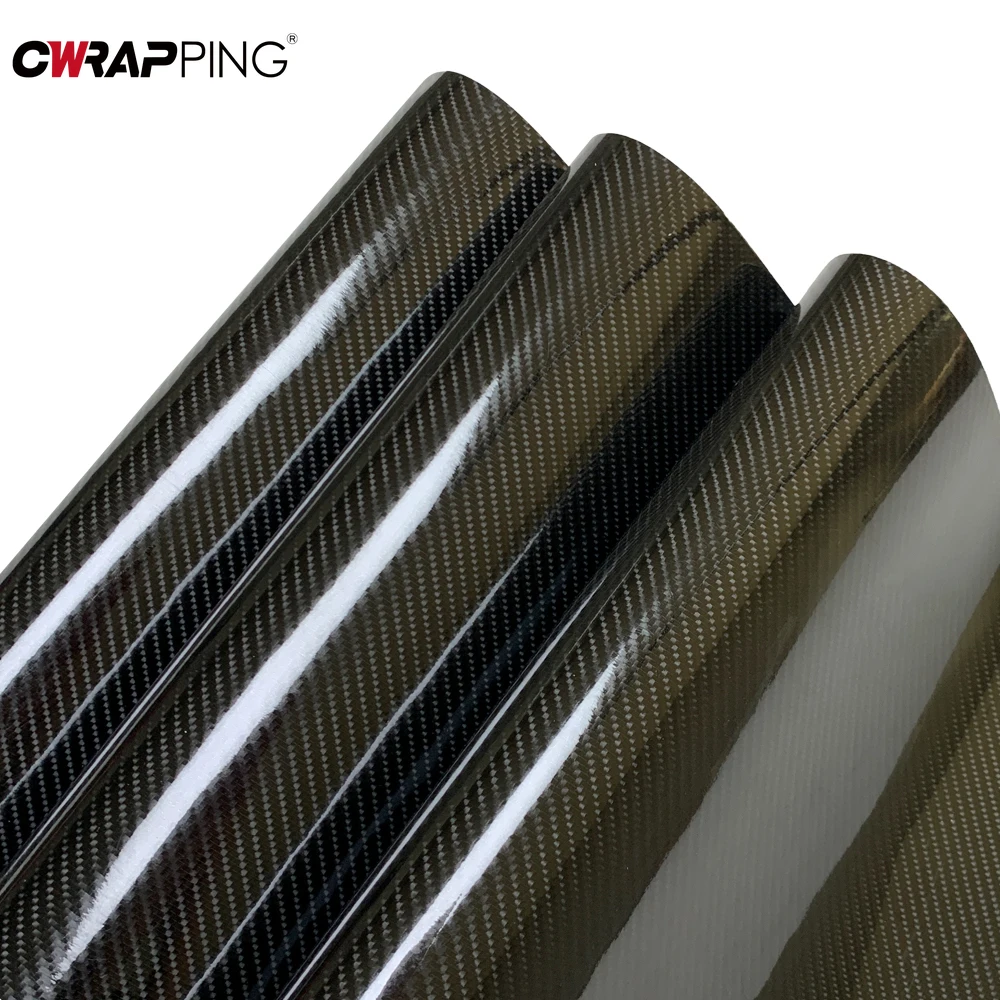 Carbon Fiber Vinyl Wrap Film Car Sticker 7D Carbon Fiber DIY Vinyl Film Auto Side Mirror Protection Tape Film Car Accessories