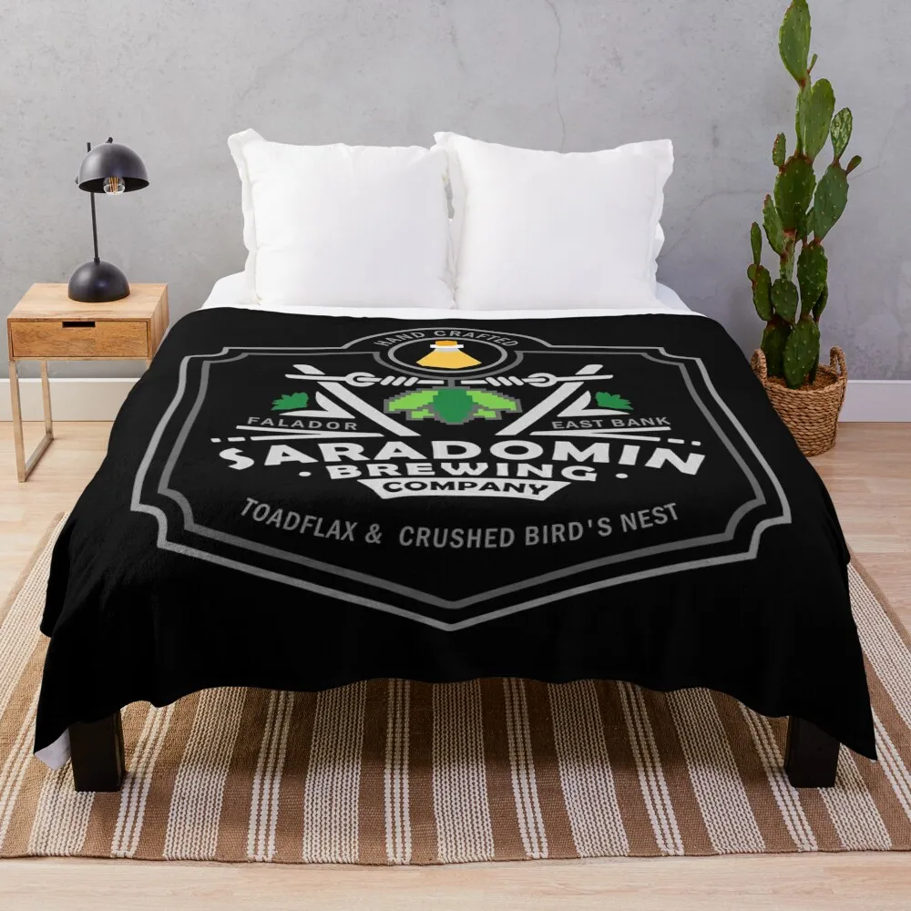 Saradomin Brewing Company OSRS for dark colors Throw Blanket Luxury Thicken Sofas Blankets