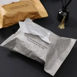 Soporte para pañuelos de coche creativo, funda y bolsa