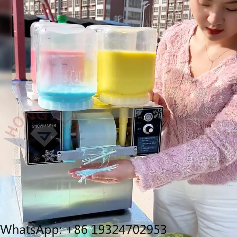 Commercial Shaved Ice Machine B.ing.su Crushers Snow Flake Slush Maker Shop Use Edible Fruit Ice Cream Floss Shaving