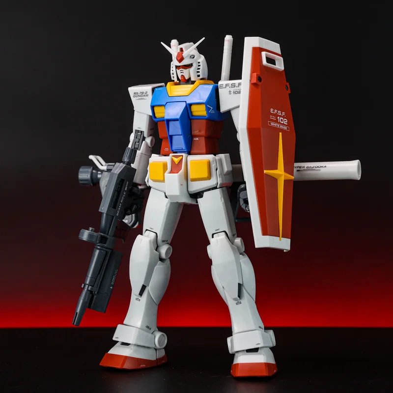 SUPA 3306 MG 1/100 RX-78-2 Ver.2.0 Versión Lista para Ensamblar, Kit de Modelo, Figuras de Acción, Juguetes, Adorno de Escritorio, Coleccionable