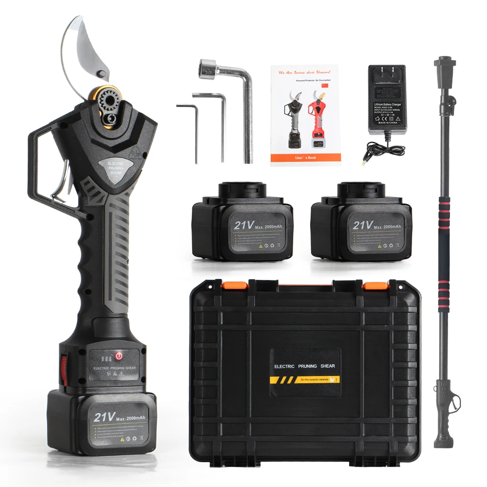 

21v pole pruning shears, brushless motor 40mm long distance cordless pruning extension pole shears