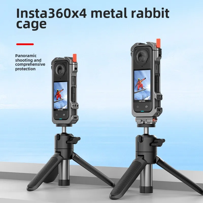 Co-shot hepail shadow stone Insta360 X4 metal rabbit cage magnetic suction rabbit cage shadow stone X4 sports camera accessories